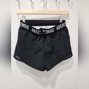 Abercrombie & Fitch Black Athletic Shorts